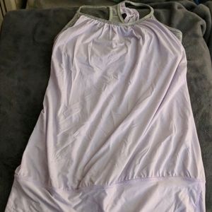 Lululemon light purple tank top size 8